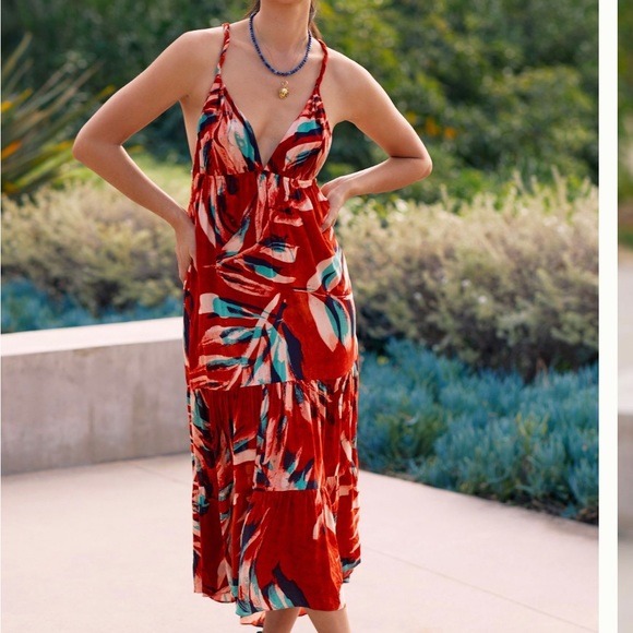 Anthropologie Danika tiered maxi dress - Picture 2 of 2